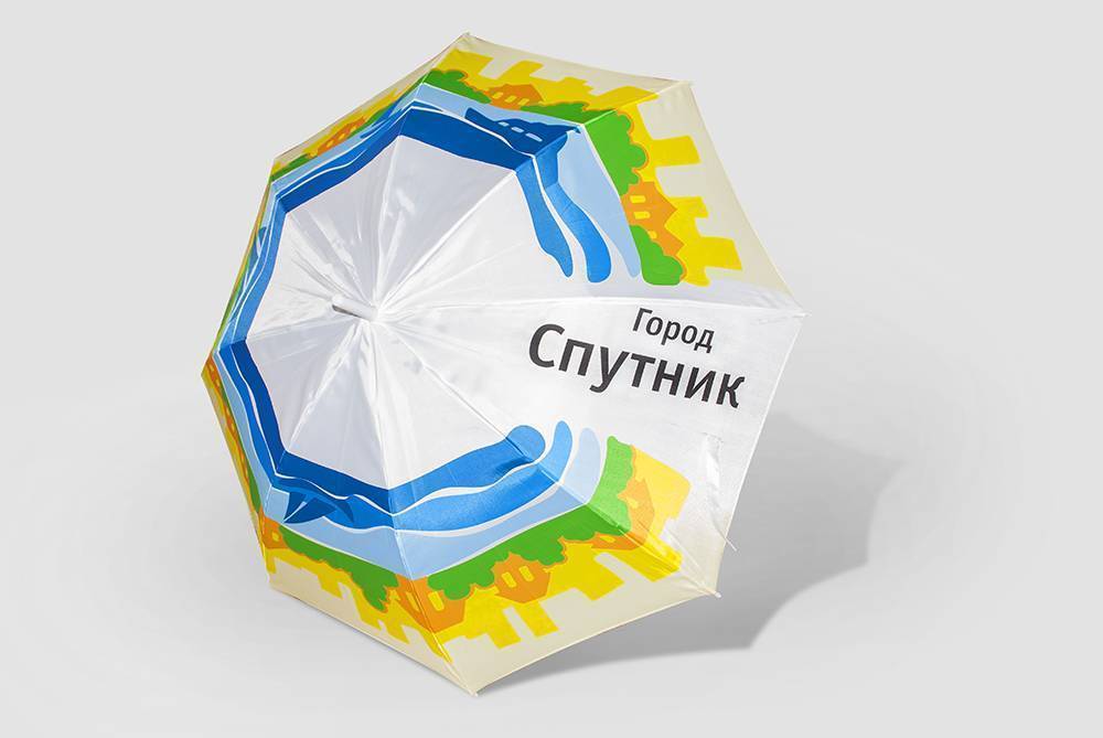 Печать на зонте Печать на зонте