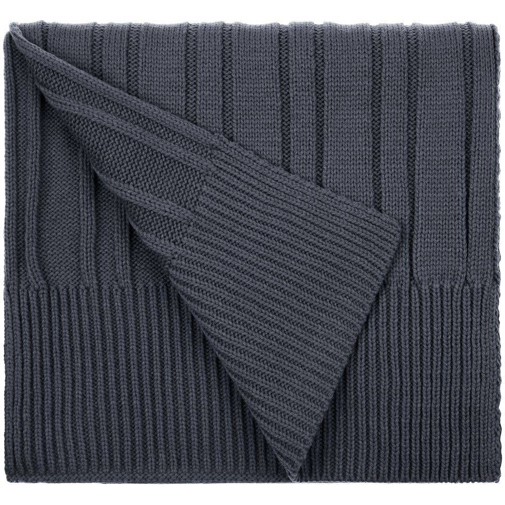 Шарф Knit Beat, серый (графит)
