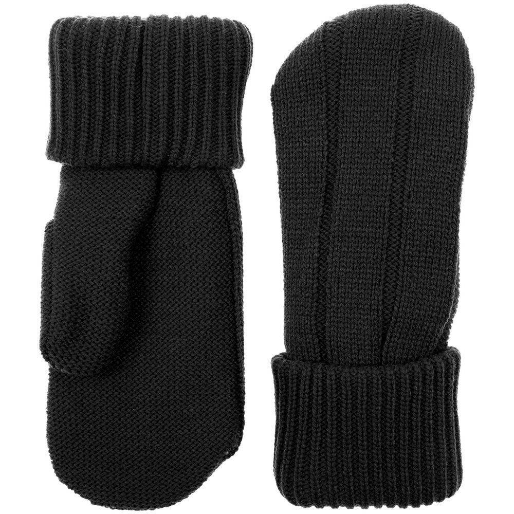 Варежки Knit Beat, черные, размер S/M Варежки Knit Beat, черные, размер S/M