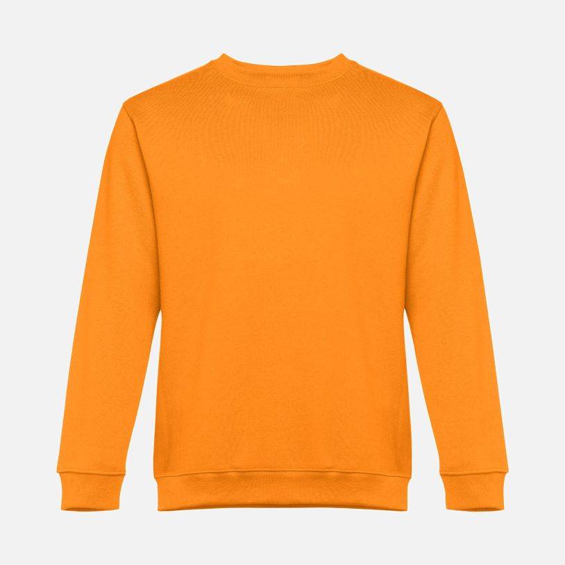 Свитшот унисекс Delta, оранжевый, размер S