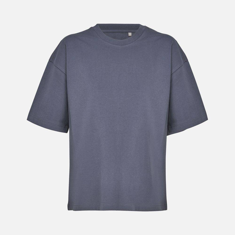 Футболка оверсайз женская Boxy Women, темно-серая (графит), размер XS