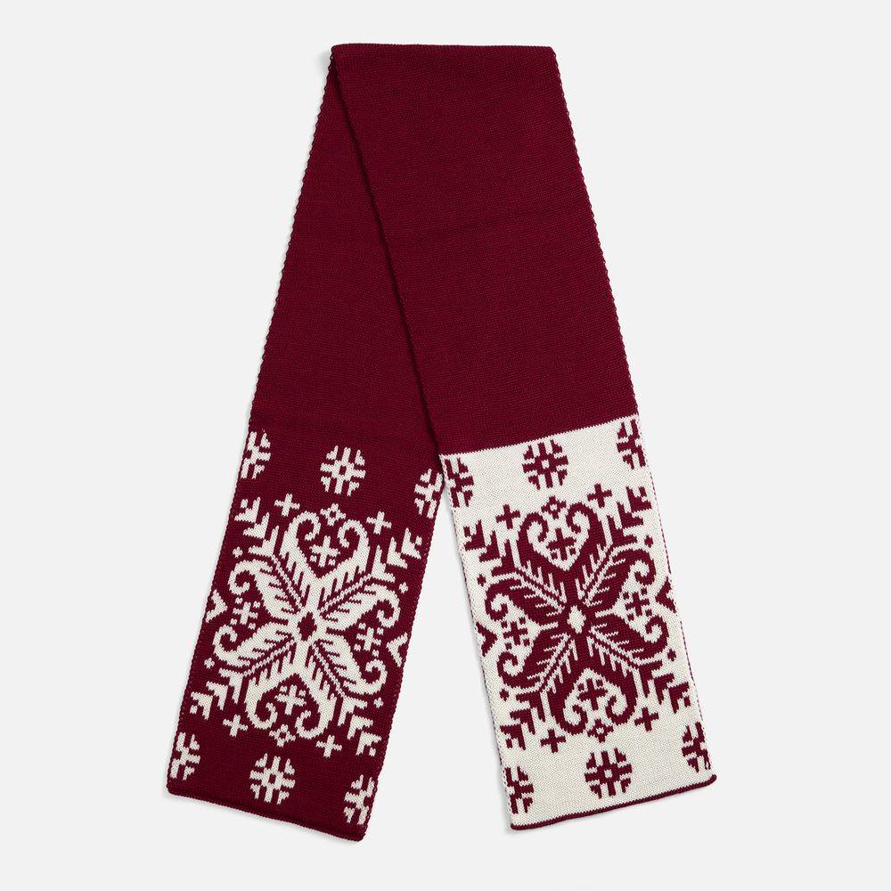 Шарф Wintertude M, красный с белым