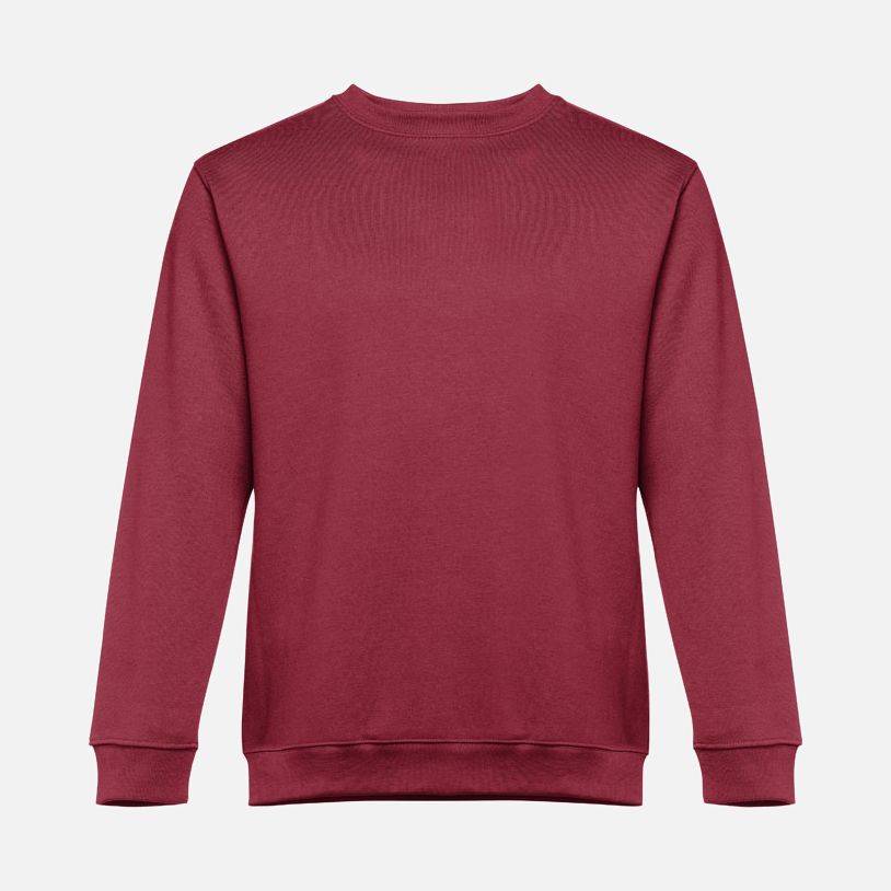 Свитшот унисекс Delta, бордовый, размер S