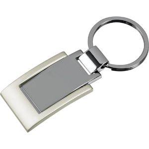 Брелок, 6,5x3x0,3 см, металл