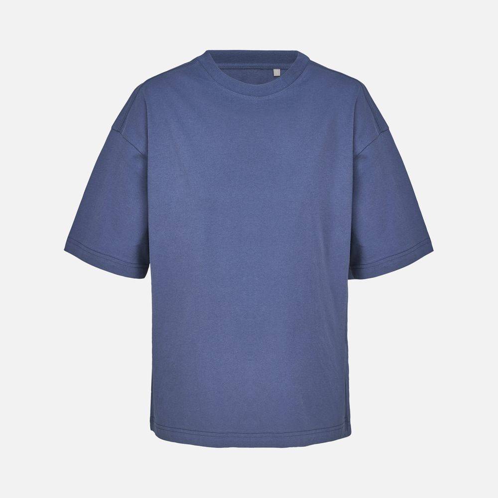 Футболка оверсайз женская Boxy Women, синяя (джинс), размер XS