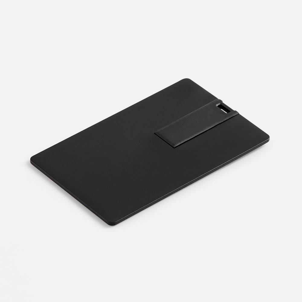 Флешка-визитка Card, 8 Гб, черная