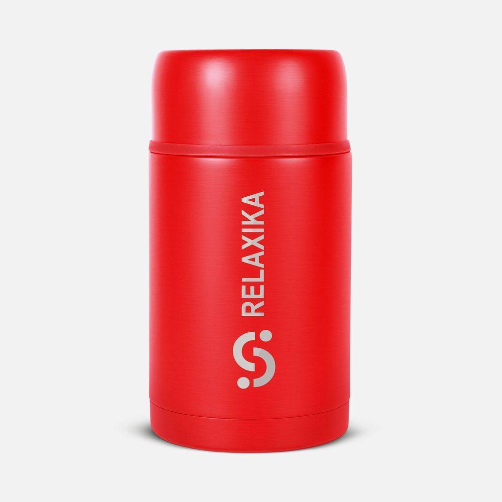 Термос для еды Relaxika 1000, красный