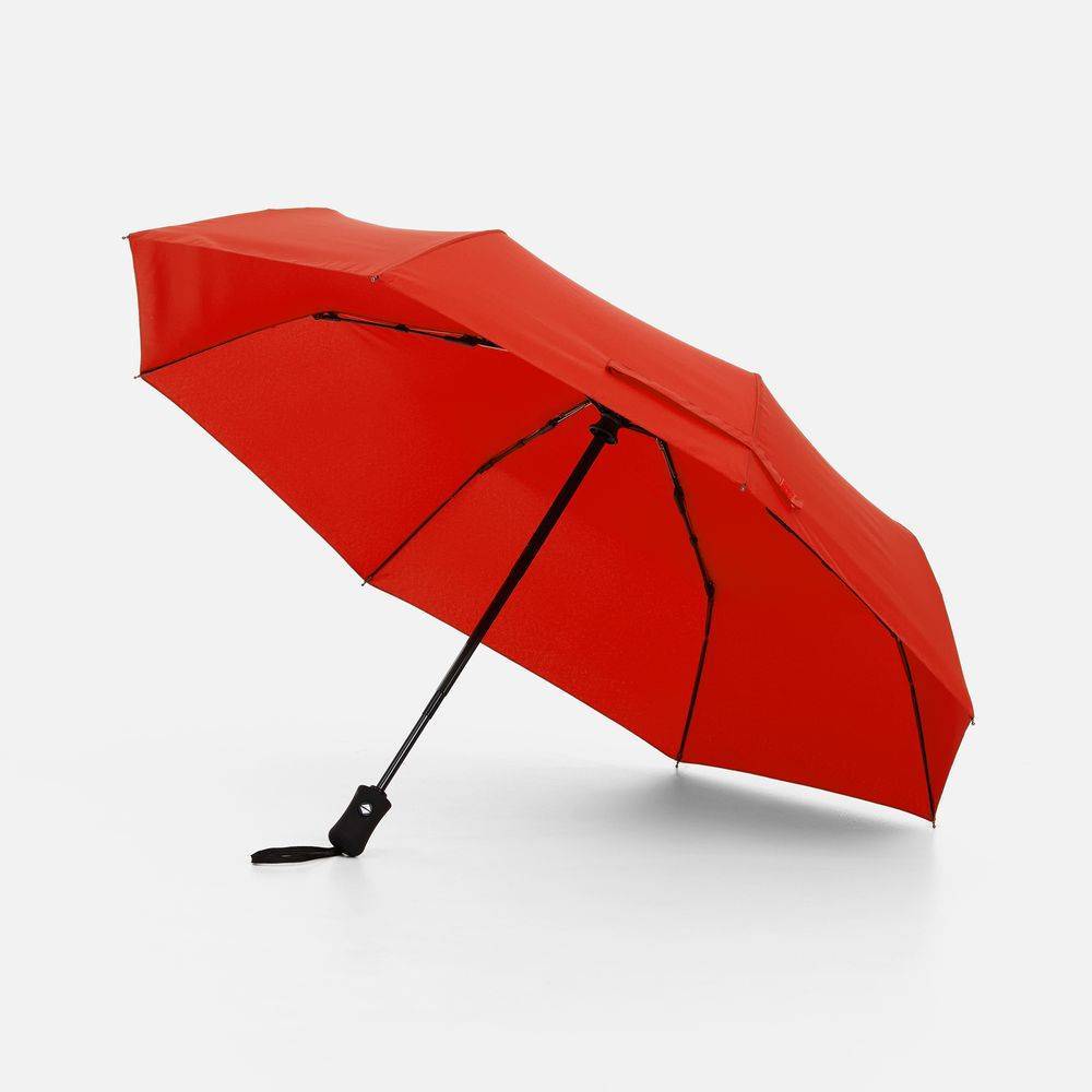 Зонт складной Monsoon, красный
