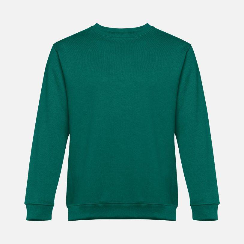 Свитшот унисекс Delta, темно-зеленый, размер S