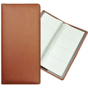 Визитница (128 визиток), бордовый, 12х26,3 см, искуccтвенная кожа