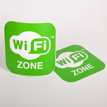 Наклейка из пленки невыгорающяя квадратная 20 см