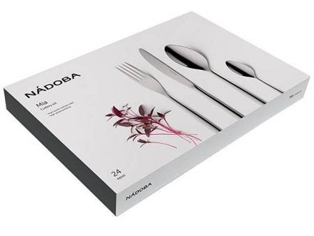 Набор столовых приборов, 24 предмета, NADOBA, серия MIA