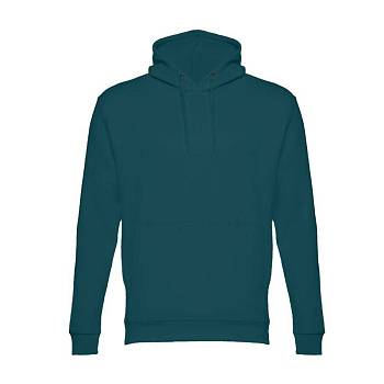 Толстовка мужская с капюшоном PHOENIX, морская волна, XS, 50% хлопок, 50% полиэстер, 320 г/м2 Толстовка мужская с капюшоном PHOENIX, морская волна, XS, 50% хлопок, 50% полиэстер, 320 г/м2