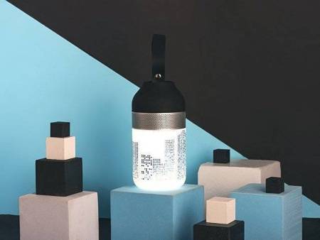 Портативный беспроводной Bluetooth динамик "Lantern" со встроенным светильником