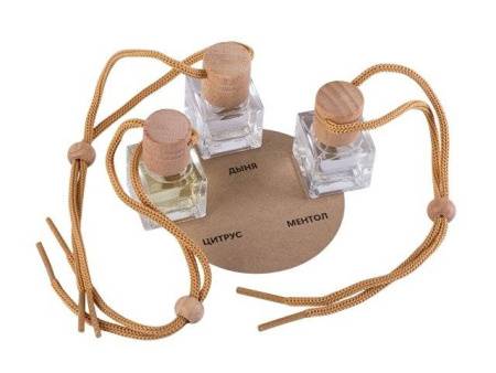 Набор автоароматов "Boho 3", крафтовый тубус