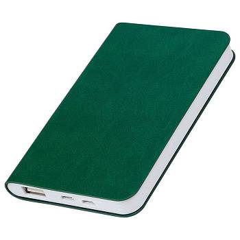 Универсальный аккумулятор "Softi" (5000mAh),зеленый, 7,5х12,1х1,1см, искусственная кожа,пл Универсальный аккумулятор "Softi" (5000mAh),зеленый, 7,5х12,1х1,1см, искусственная кожа,пл