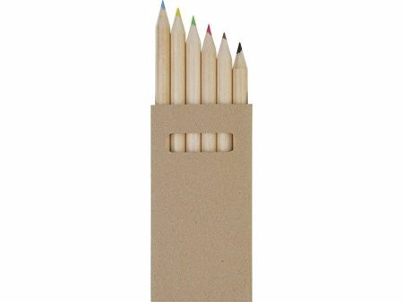 Набор карандашей для раскрашивания Artemaa с 6 предметами, натуральный Набор карандашей для раскрашивания Artemaa с 6 предметами, натуральный
