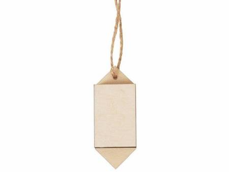 Ёлочная подвеска конфета из фанеры