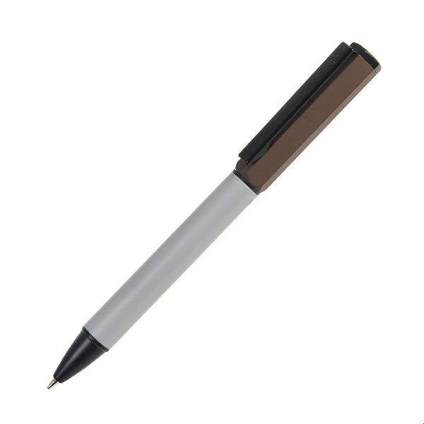BRO, ручка шариковая, белый, металл
