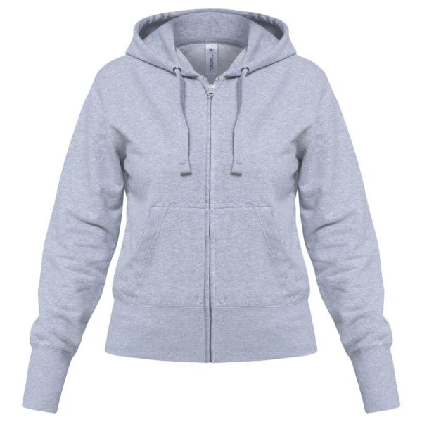 Толстовка женская Hooded Full Zip белая Толстовка женская Hooded Full Zip белая