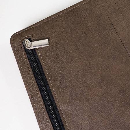 Ежедневник недатированный Coach, B5, коричневый, кремовый блок, подарочная коробка