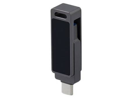 Флешка 32 ГБ USB Type-C и USB 3.0 с подсветкой лого «Спинлайт»