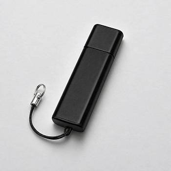 Флеш-карта USB 2.0 16 Gb металлическая с колпачком "Borgir", черный