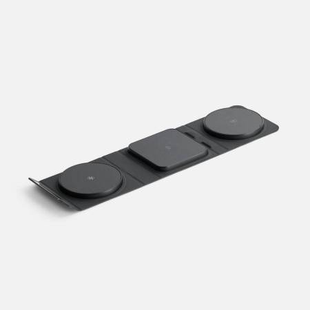 Складная станция беспроводной зарядки triFlex Light, черная