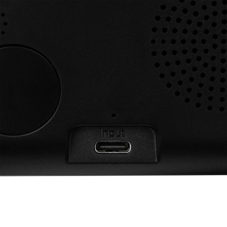 Станция беспроводной зарядки с часами Electron, ver. 2, черная Станция беспроводной зарядки с часами Electron, ver. 2, черная