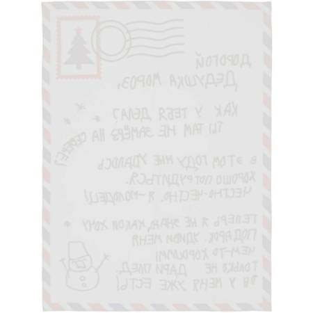 Флисовый плед «Письмо Деду Морозу»