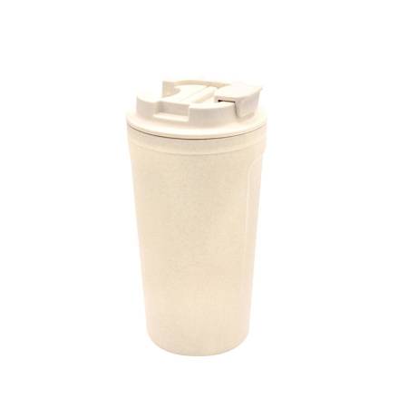 Бутылка для воды Eco water из бамбукового волокна , бежевая