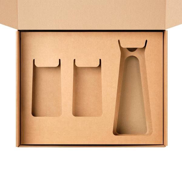 Доп. ложемент под декантер + 2 высоких стакана в большую универсальную коробку