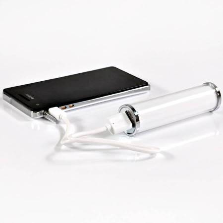 Универсальный аккумулятор "RollUp" (2200mAh) под полноцветную вставку,9,5х2,6 см,пластик, шт