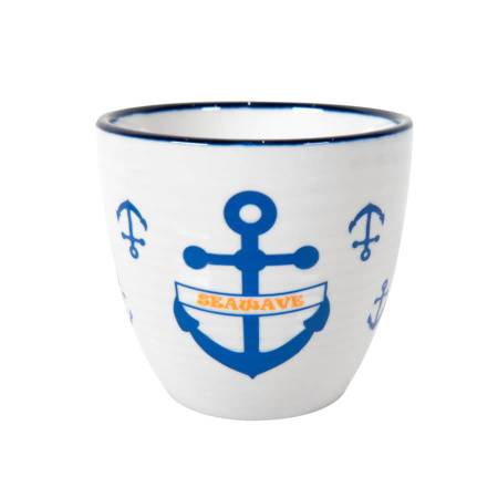 Набор SEAWAVE: чайная пара и чайник в подарочной упаковке, 200мл и 500мл, фарфор