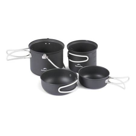 Набор посуды Naturehike NH18T018-G, серый