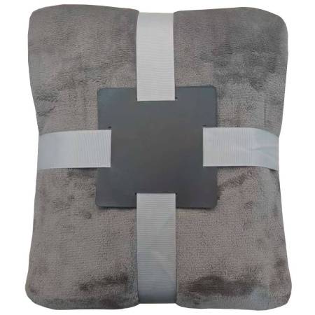 Плед FLANNEL, серый