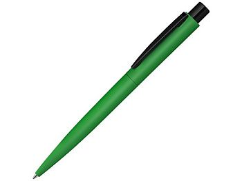 Ручка шариковая металлическая «LUMOS M» soft-touch, зеленый/черный Ручка шариковая металлическая «LUMOS M» soft-touch, зеленый/черный