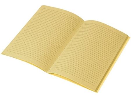 Блокнот А5 "Marsilea" из переработанного бамбука, 40 листов, гибкая обложка, натуральный