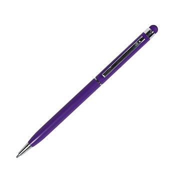 TOUCHWRITER, ручка шариковая со стилусом для сенсорных экранов, фиолетовый/хром, металл TOUCHWRITER, ручка шариковая со стилусом для сенсорных экранов, фиолетовый/хром, металл