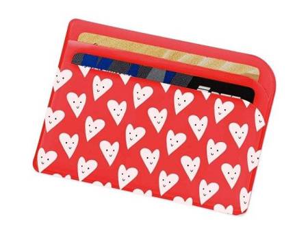 Картхолдер для 3-х карт с возможностью полноцветной  УФ-печати, софт-тач