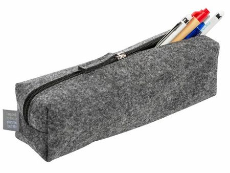 Пенал "Felt" из RPET-фетра, серый Пенал "Felt" из RPET-фетра, серый