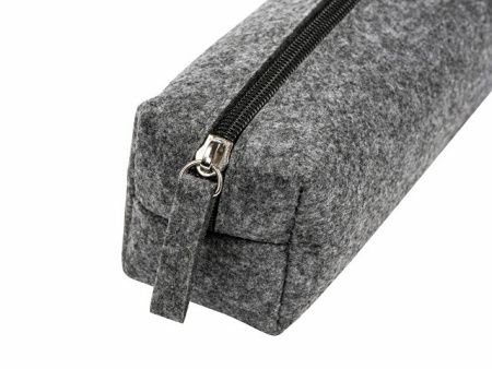 Пенал "Felt" из RPET-фетра, серый Пенал "Felt" из RPET-фетра, серый