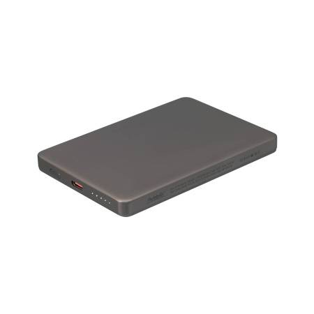 Внешний аккумулятор Onyx PD 5000mAh с функцией беспроводной зарядки 15W, серый