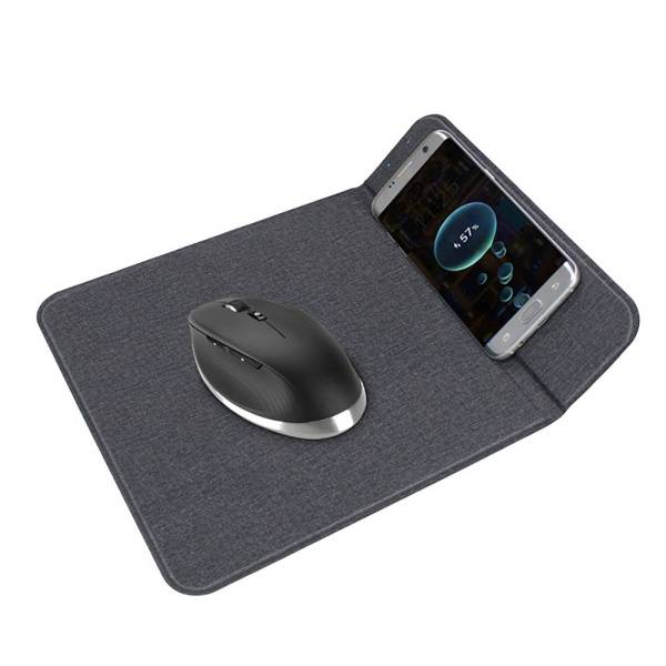 Коврик для мышки с беспроводной зарядкой Gratto Коврик для мышки с беспроводной зарядкой Gratto