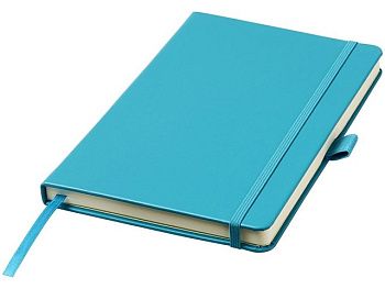 Записная книжка Nova формата A5 с переплетом, аква Записная книжка Nova формата A5 с переплетом, аква