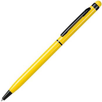 TOUCHWRITER BLACK, ручка шариковая со стилусом для сенсорных экранов, желтый/черный, алюминий TOUCHWRITER BLACK, ручка шариковая со стилусом для сенсорных экранов, желтый/черный, алюминий