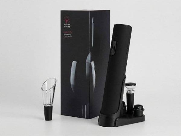 Набор винных аксессуаров 4в1 «Savoie» с покрытием soft touch
