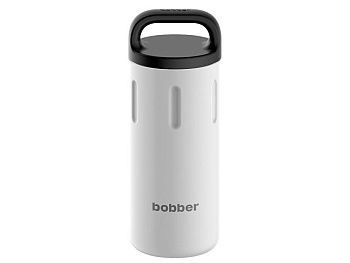 Вакуумный термос с керамическим покрытием бытовой, тм "bobber", 590 мл. Артикул Bottle-590 Iced Water (белый) Вакуумный термос с керамическим покрытием бытовой, тм "bobber", 590 мл. Артикул Bottle-590 Iced Water (белый)