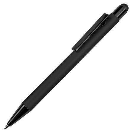 Ручка шариковая FACTOR COLOR со стилусом, зеленый, металл, пластик