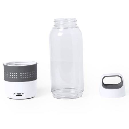 Бутылка для воды PADOW с  bluetooth колонкой, 500 мл, пластик